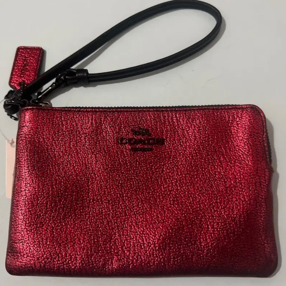 COACH Leather Wristlet Wallet - Picture 9 of 11